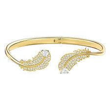 Swarovski misterioso bracciale in piuma di diamante pieno da donna