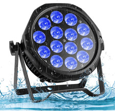 LED Par Lights - Outdoor Waterproof RGBW 4-In-1 Stage Light, 14 X 15W DMX Contro