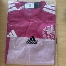 adidas Mexico National Team Soccer Jersey Shirt Pink/White Soccer  