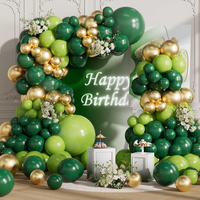 Luftballon Girlande GrüN Bogen, 155 StüCk Luftballons Latex Ballons FüR Geburtst