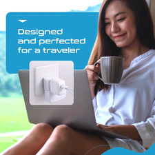 UK Travel Plug Adapter, 2 in 1 Type G Adapter, US to UK Adapter, Ireland, Dub...