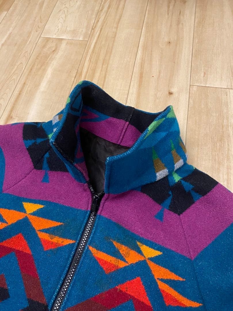 Pendleton USA Native Pattern Wool Jacket Men M US… - image 11