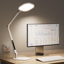 LED Desk Lamp for Home Office, 15W Desk Light with CRI 95, Memory  Timer Fu...