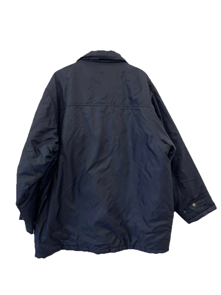 Valentino Sport Vintage Navy Quilted Jacket Coat Made in Italy Size XL #Z2 - Image 2 of 4