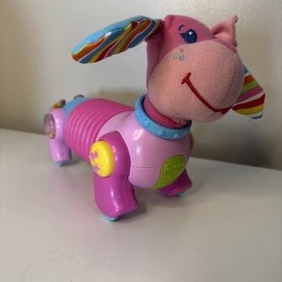 TINY LOVE Toy Dog Follow Me Fred makes various Dog sounds and Moves Pink Works