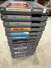 Spider-Man: Return of the Sinister Six Nes 14 Juegos Lote Grandes Juegos T&iacute;tulos