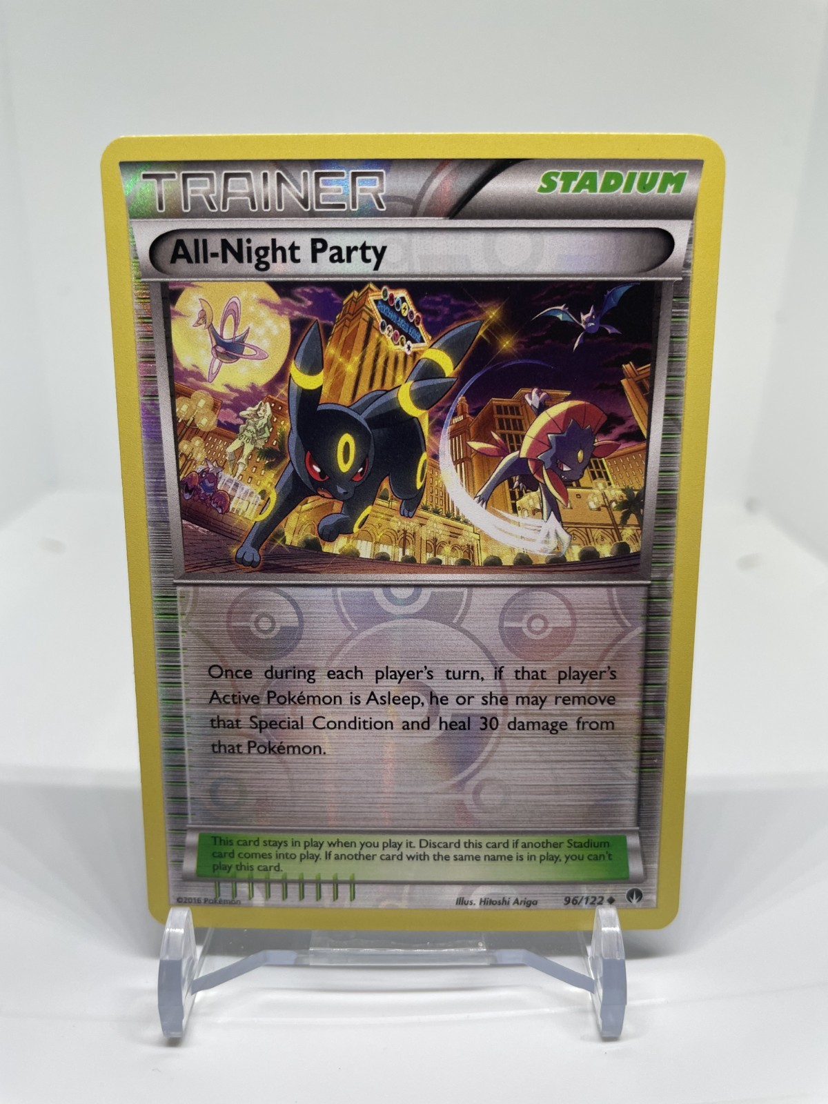 All-Night Party 96/122 XY Breakpoint - REVERSE HOLO - Pokémon - NM