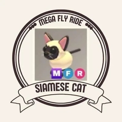 Mega Fly Ride Siamese Cat Adopt Me Fast Delivery