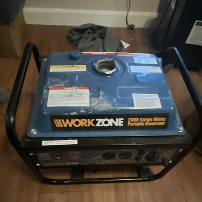 #ad Work Zone 2000 Surge Watts Portable Power Generator GEN15AA Blue Black $155.46