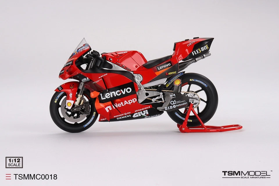 TSM TSMMC0018 1/12 Ducati Desmosedici GP22 #63 2022 Presentation - Image 2 of 4