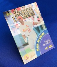 2000 Topps - MARK McGWIRE/ MANNY RAMIREZ #463 “League Leaders RBI” (A1)