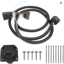 MITZONE RV Blade 7-Pin Trailer Wiring Harness Compatible with Ford F-150 2015-20