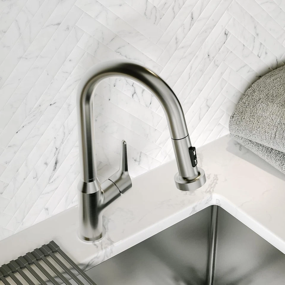 Karran USA KKF250SFSS Scottsdale 1.8 GPM 16-1/8" 1 Hole Kitchen Pull Down Faucet - Image 4 of 4