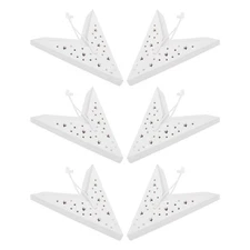 6 Pcs Paper Lamp Shade Replacement Star Lanterns New Year Decoration
