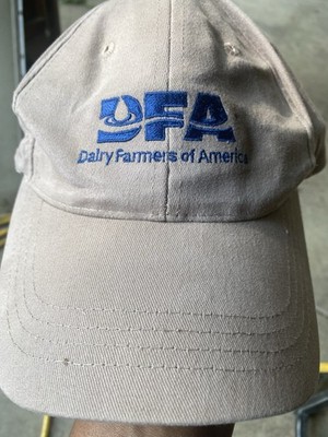 Cap America DFA Dairy Farmers of America Beige Adjustable Baseball Cap One Size