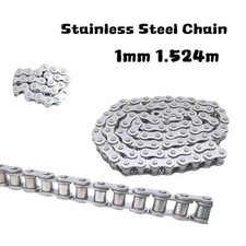 Image of 304 Stainless Steel Drive Chain 1-1.524m 3-5Ft 04C 05B 06B 10A 16A roller chain