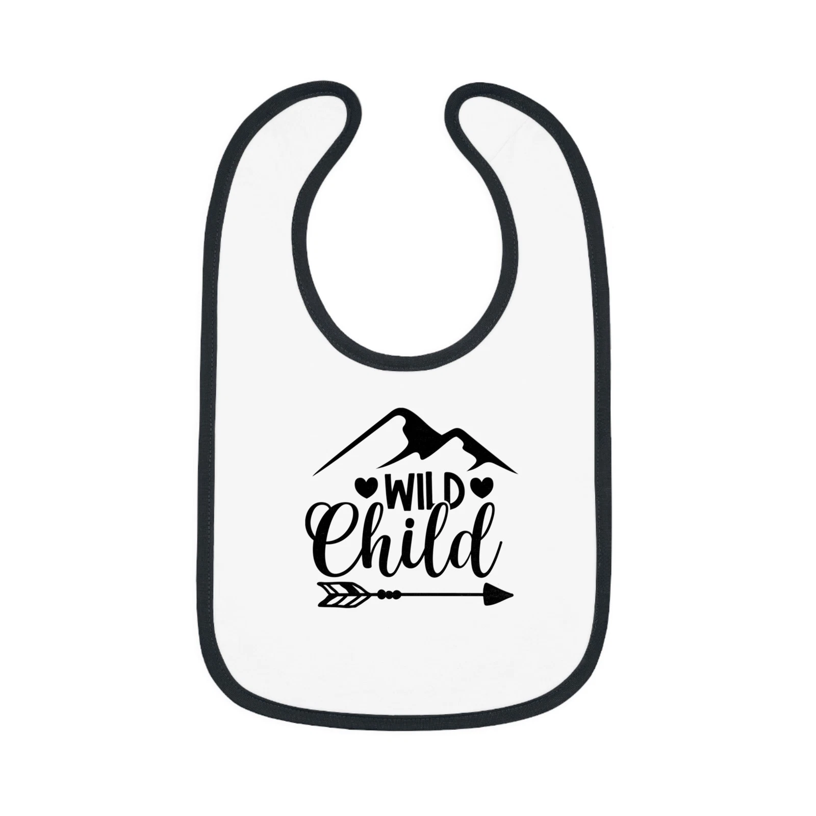 Wild Child Baby Bib - Trendy Watercolor Bib, Adorable Gift for Newborns, [...]