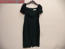 NWT - Eliza J Women's Green Square Neck Sheath Dress, Size 6, 191899926103