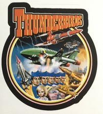 Thunderbirds vintage sticker (British sci-fi TV show)