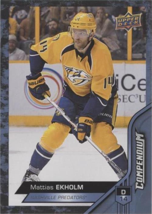 2016-17 Upper Deck Compendium - Mattias Ekholm #449 - 1 of 1