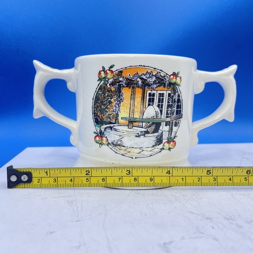 Tasse Taunton Apfelwein weiß Becher Keramik Loving Seton Pottery Half Pint Home Place - Bild 9 von 14