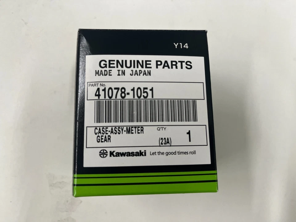 KAWASAKI GENUINO 1987 - 2018 KLR 250 650 VELOCÍMETRO MEDIDOR CAJA DE CAMBIOS Foto 4 de 4