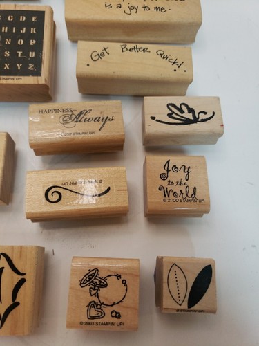 Rubber Stamps Lot Of 29 Multiple Designs From Small To Jumbo - Picture 16 of 20