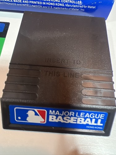 Vintage 1979 MATTEL Intellivision Game Cartridge: MAJOR LEAGUE BASEBALL Tested - Picture 5 of 6