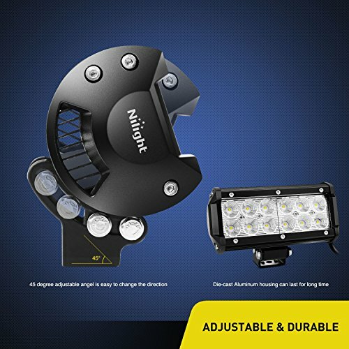 2PCS 6.5"Inch 12V 36W LED Work Light Bar Flood Pods Driving Off-Road Tractor 4WD - Picture 8 of 8