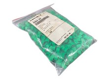VWR Disposable Green Screw Caps with Silicone O-Rings 89004-360 (500/pk)
