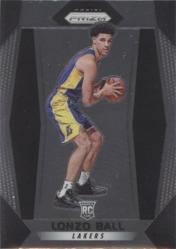 2017-18 Panini Prizm Fast Break Lonzo Ball RC Purple /75 #289 BGS