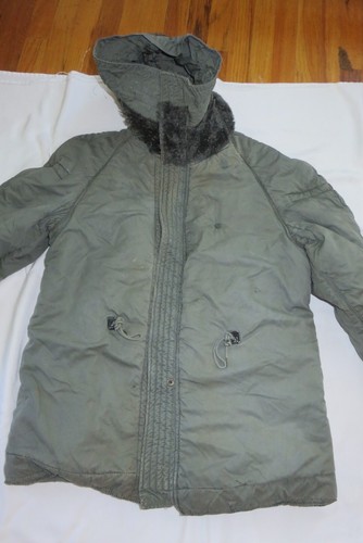 Vintage USGI Jacket Flying Parka w/ Fur Trim Hood Stock #8415-899-0374 Men Small - Picture 10 of 24