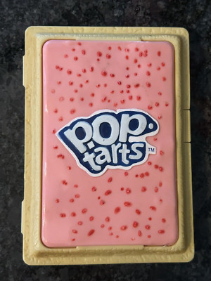 2004 Kellogg's Plastic Pop Tart Holder Pink Frosted Sprinkles NICE!