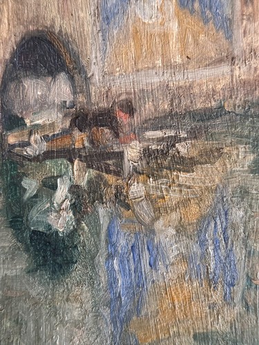 Beau Tableau Ancien paysage d'Annecy Mont Blanc pont Morens Paul Barian 1900 - Photo 9/13