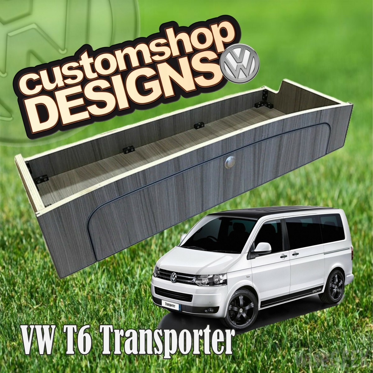 VW T6 Transporter (2015 Onward) 3/4 Width (900mm) Over