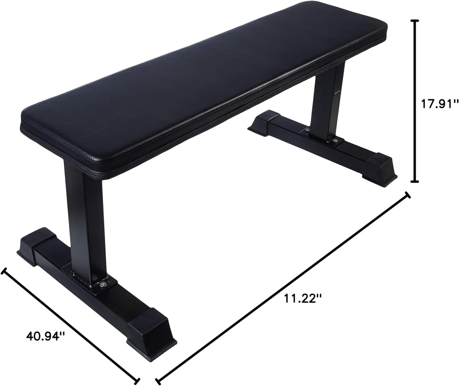 Sturdy HeavyDuty Flat Weight Bench 220.5 lbs Reliable Stability eBay