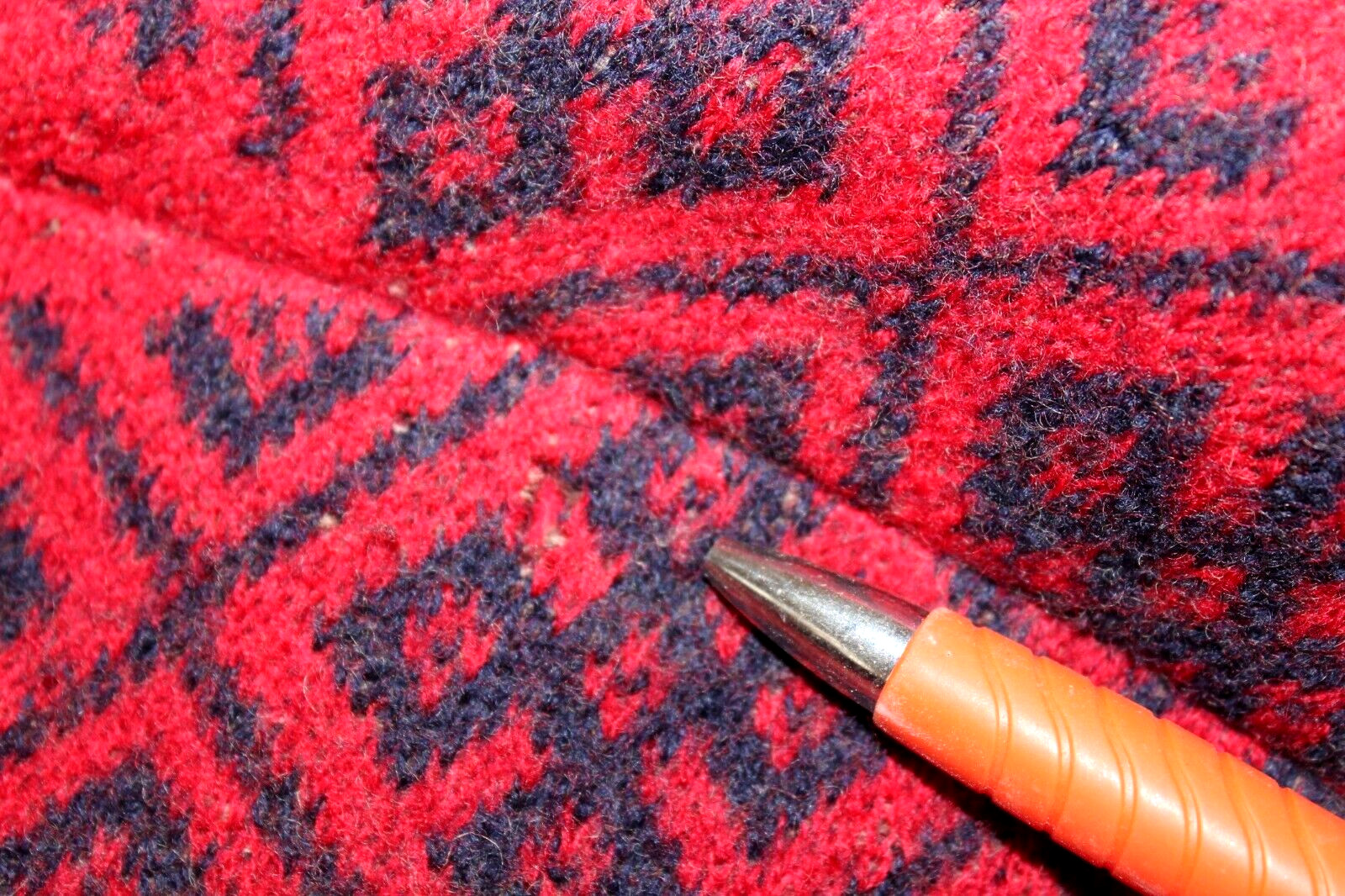 Bernardo Essentials Wool Jacket Red Winter Holida… - image 6