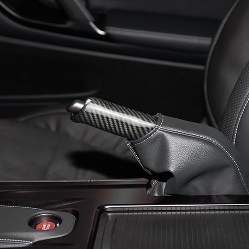 Carbon Fiber Handbrake Brake Handle Cover For Nissan GTR R35 2009-2016 2015 New - Picture 8 of 9