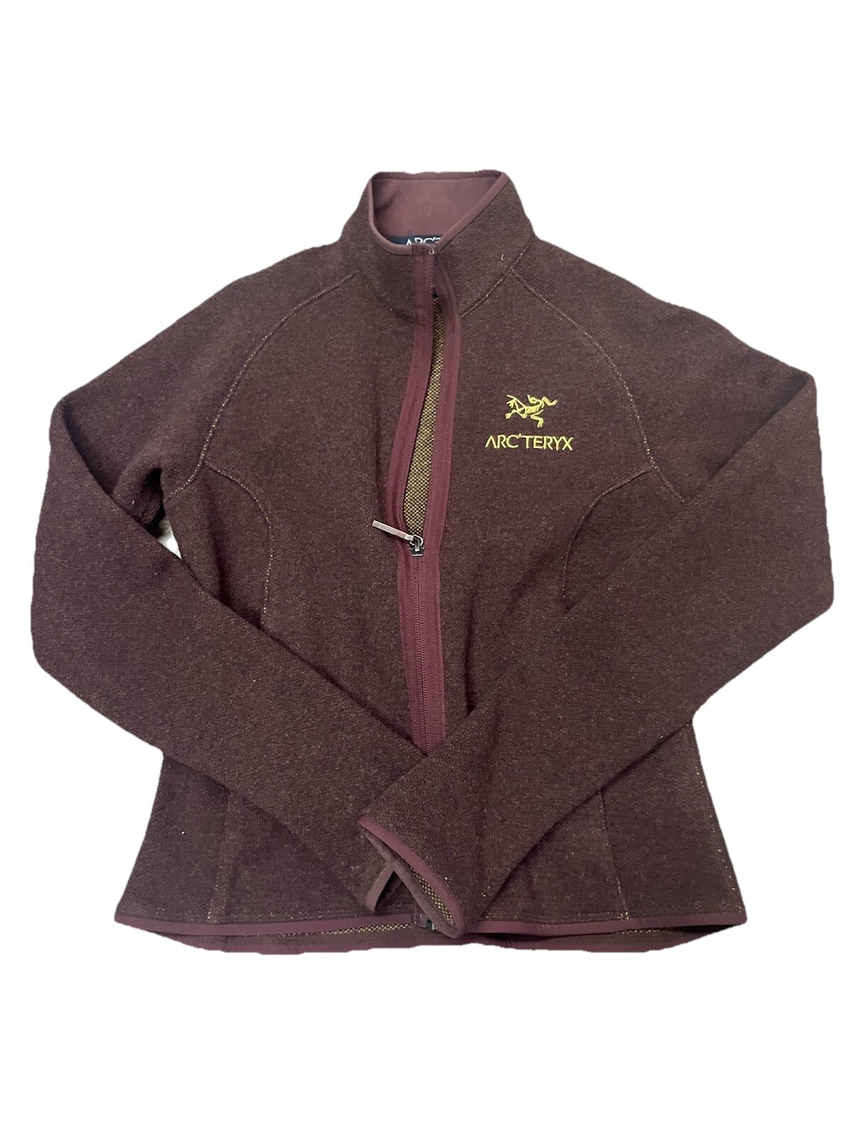 ARC'TERYX Arcteryx Giacca Borgogna Misto Lana Donna Taglia XS