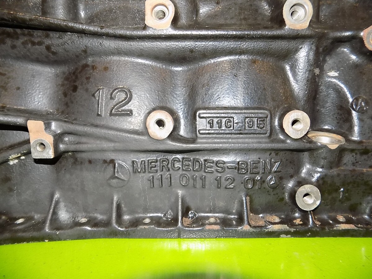 94-97 Mercedes C220 OEM W202 1110111201 bare engine cylinder block 