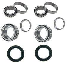 2 Inner 2 Outer Front Wheel Bearings 2 Seal Set Kit for Nissan for Infiniti QX4