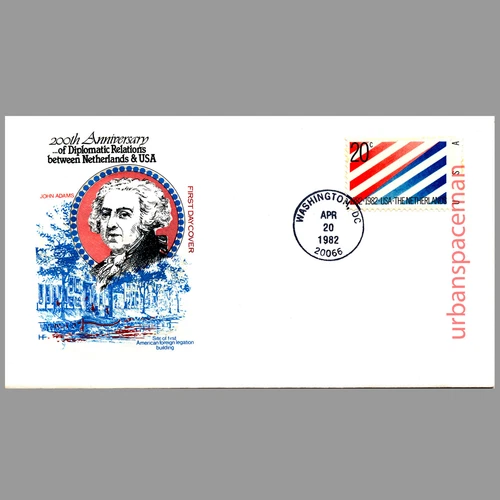 FDC 2003 Diplomatic Relations US Netherlands Small FD Bullseye HF cachet