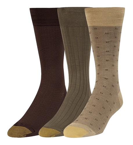 Gold Toe mens Comfort Top Rayon Bamboo Crew Socks, 2 Pairs Dress Socks,  Black, | eBay