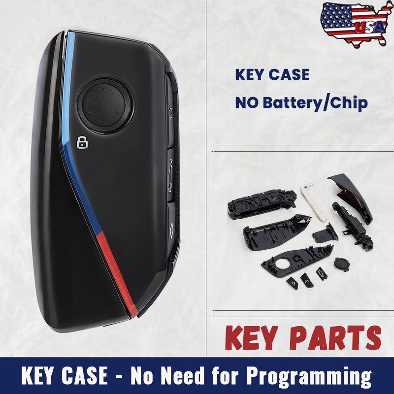 Smart Remote Key Shell Case Fob For 2022 2023 2024 2025 BMW X1 iX
