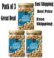 Member's Mark Unsalted Whole Cashews 33 oz. -3pk