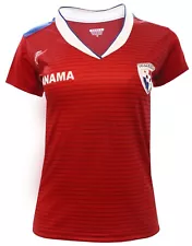 Women Fan Jersey Panama Red New Design_V Neck_100% Polyester_Made in Mexico