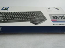 QR-70 Wired Keyboard & USB Optical Mouse