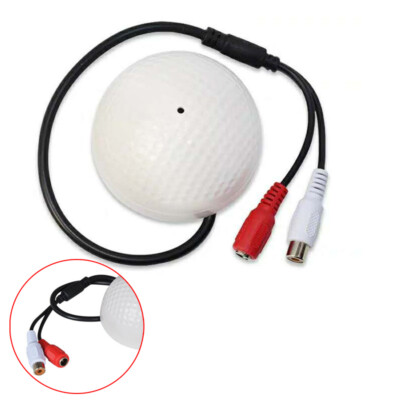 Audio Monitoring MIC Sound Pickup Microphone for CCTV Surveillance Security:J~