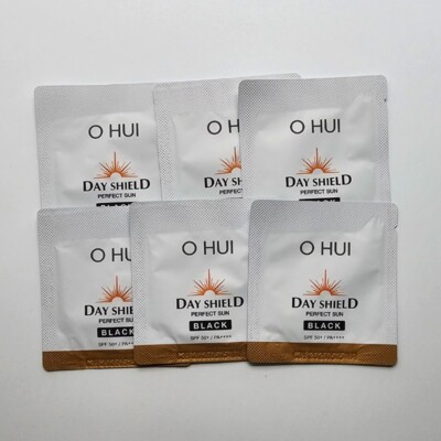 O HUI Day Shield Perfect Sun Black  1ml*50pcs exp 05-2026 /SPF50+/PA++++
