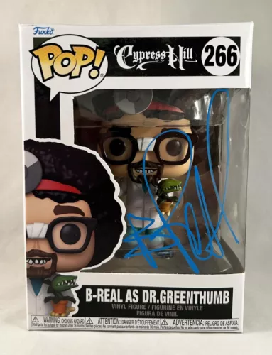 B-Real Signed Funko Pop Dr. Greenthumb Cypress Hill COA